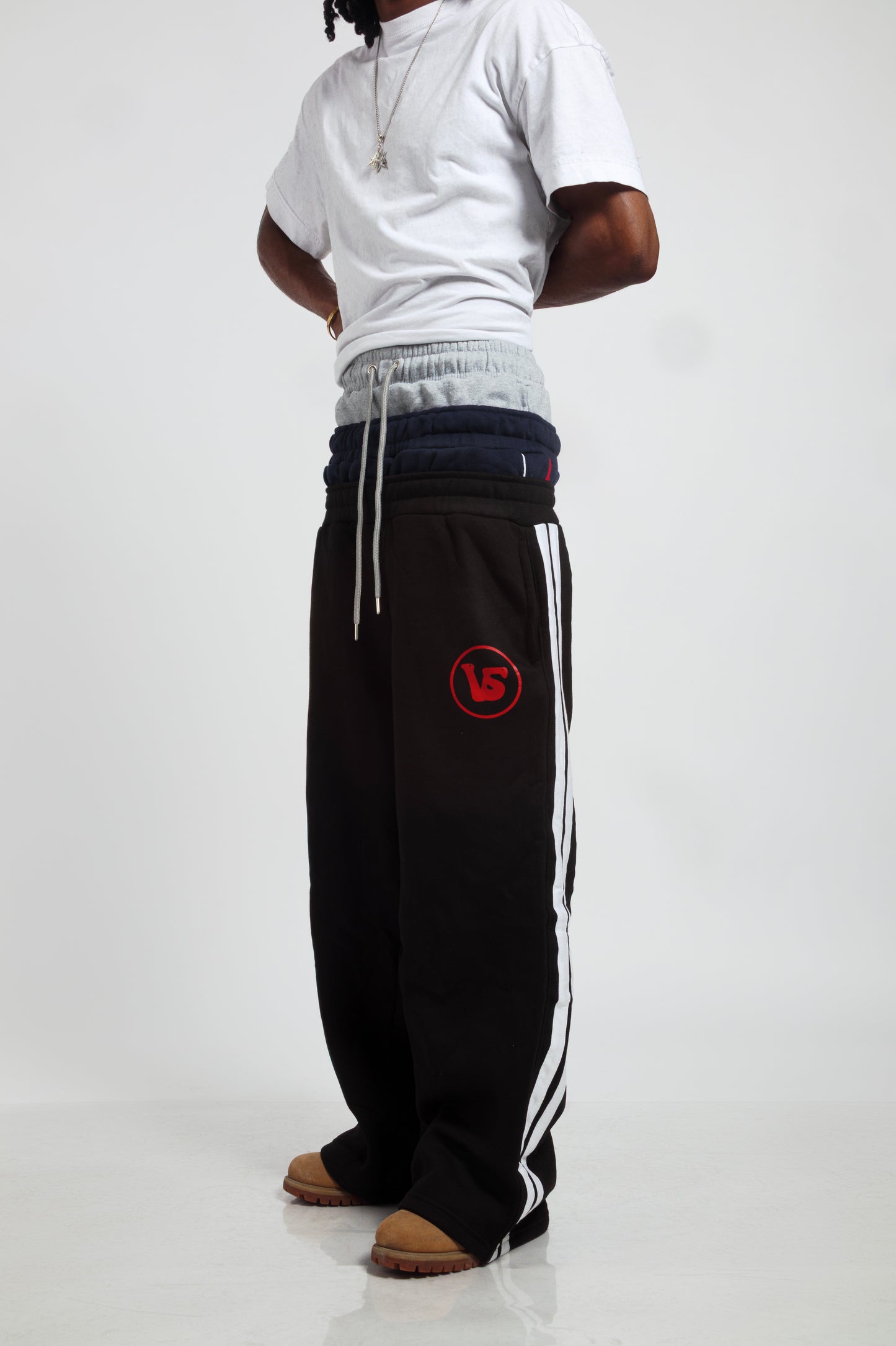 three layer sweatpants