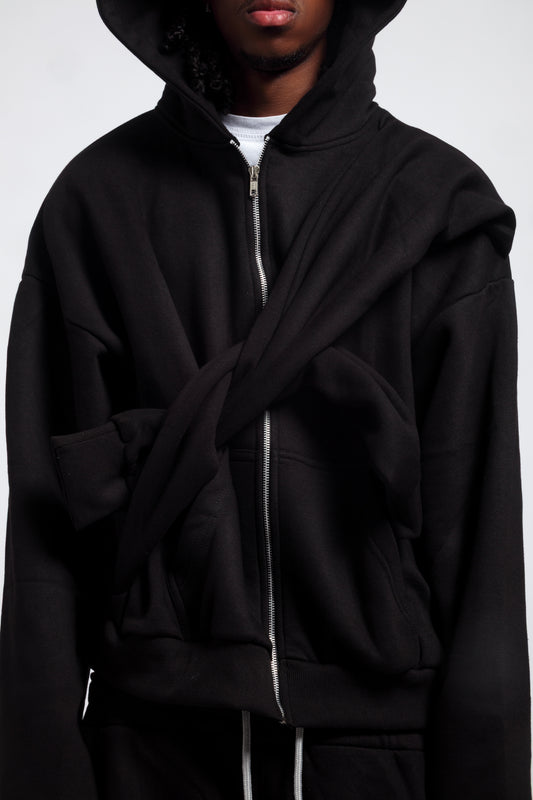 4 sleeve hoodie