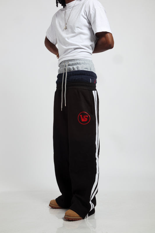 three layer sweatpants