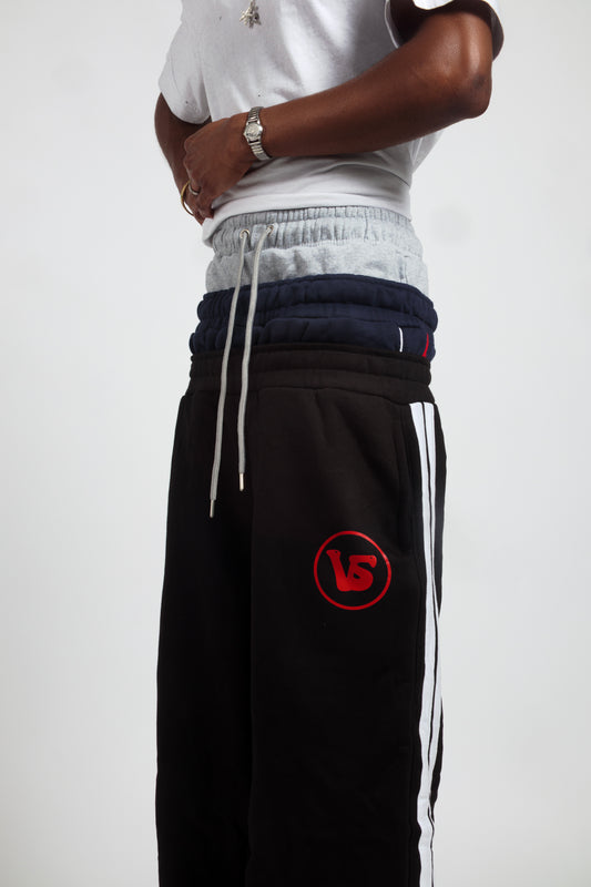 three layer sweatpants