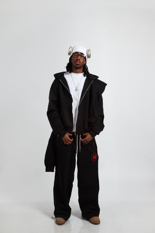 4 sleeve hoodie